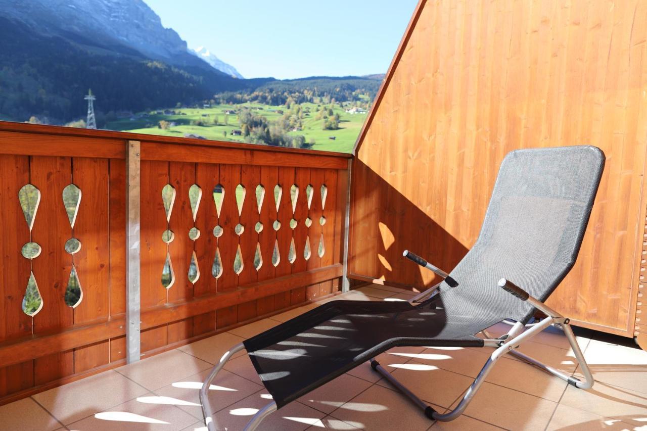 그린델발트 Excellent Flat With A Fantastic View Of The Eiger! 아파트 외부 사진