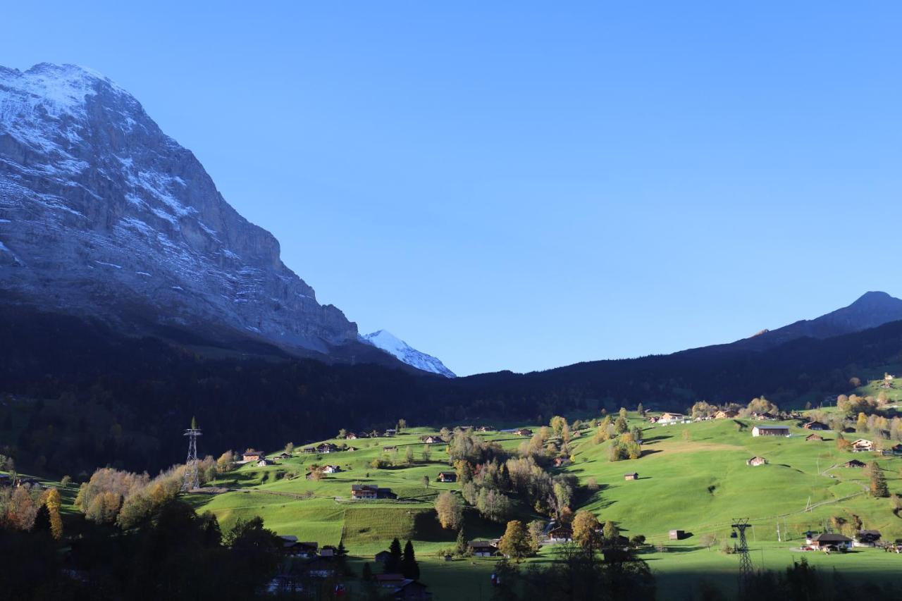 그린델발트 Excellent Flat With A Fantastic View Of The Eiger! 아파트 외부 사진