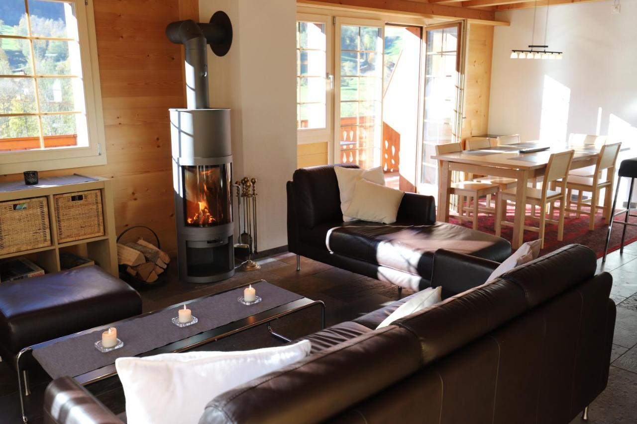 그린델발트 Excellent Flat With A Fantastic View Of The Eiger! 아파트 외부 사진
