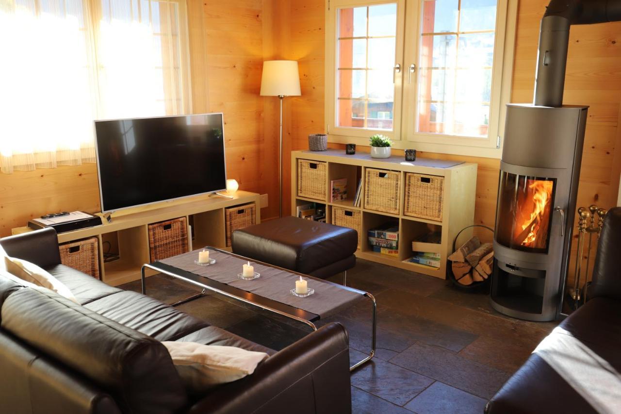 그린델발트 Excellent Flat With A Fantastic View Of The Eiger! 아파트 외부 사진